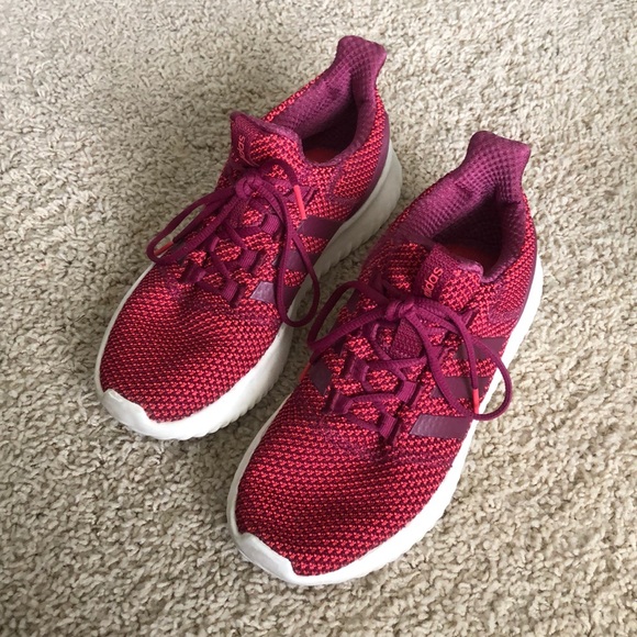 red adidas cloudfoam